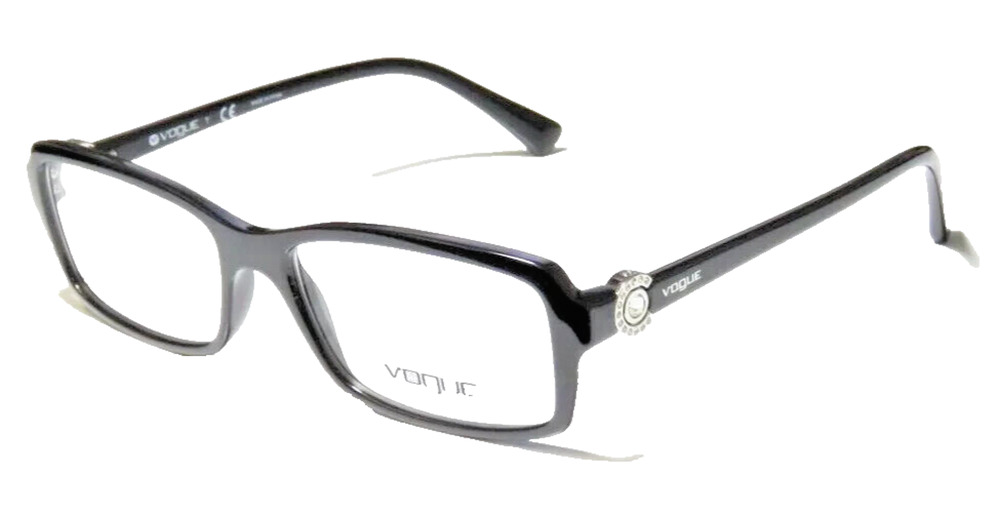 VOGUE VO5001-B W44 BLACK EYEGLASSES FRAMES 54-16-145 AUTHENTIC RX READY